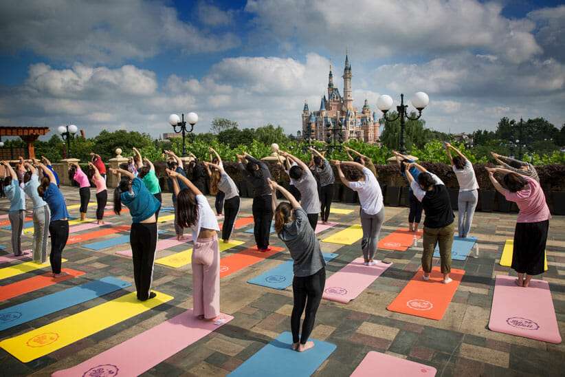 Shanghai Disney International Yoga Day